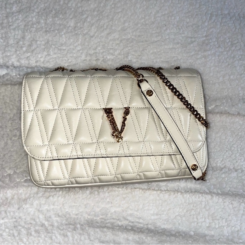 Versace Virtus Quilted leather shoulder bag - Picture 5 of 7